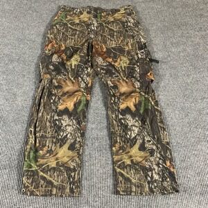 Gamehide Pants Mens XL Brown Mossy Oak Break Up Camo Cargo Pockets Hunting Lined
